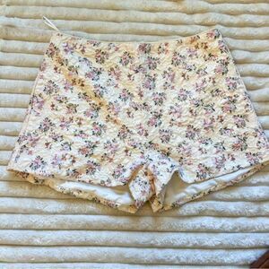 altar'd state floral sequin lace short size XL